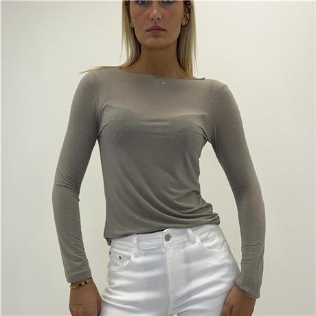 Maglia in viscosa e cashmere BLEND